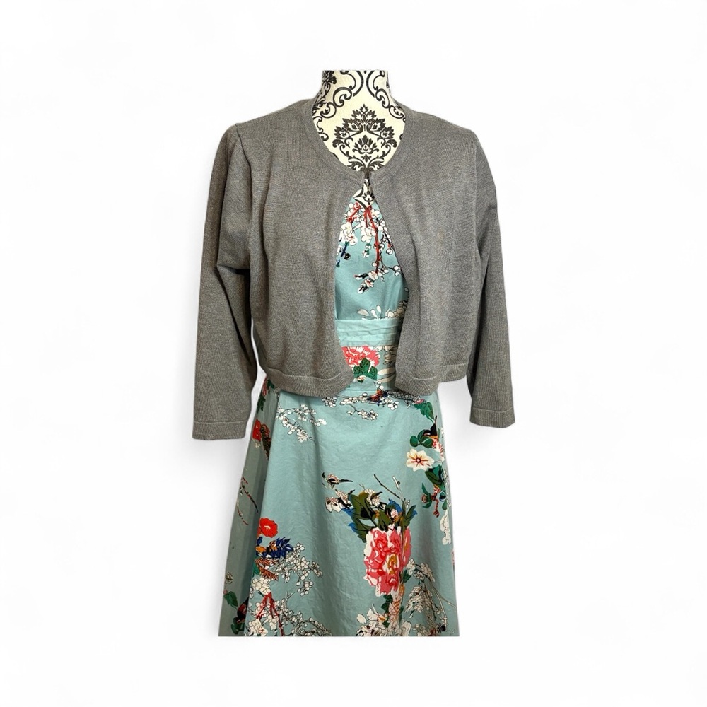 🌸 Vintage-Inspired Floral Midi Dress – Dress Tells (3XL) 🌸 - Picture 5 of 5